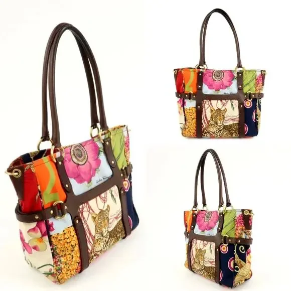 💎✨STUNNING✨💎AUTHENTIC Ferragamo Gancini Tote Bag - Picture 2 of 16